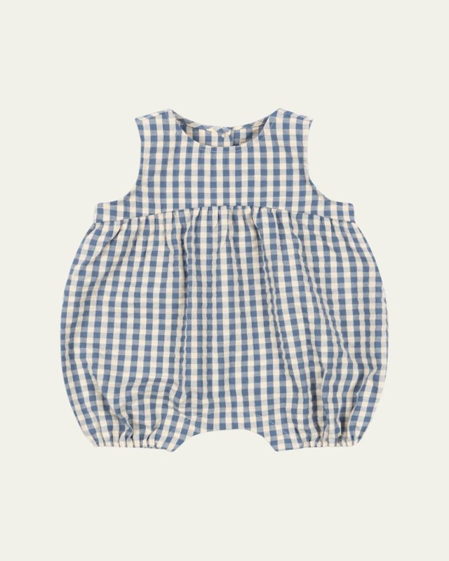 Kid's Kim Gingham Romper, Size Newborn-